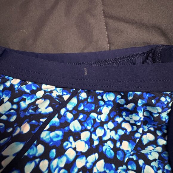 High Neck Zip Front Racerback Tankini Swimsuit Top - Size: 8 Long - NWT - Picture 14 of 15